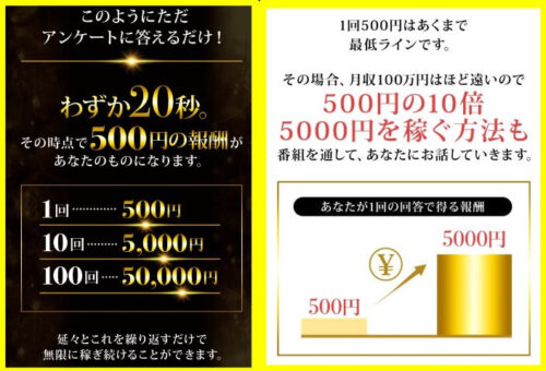 LINKは1回で500円も稼げる?