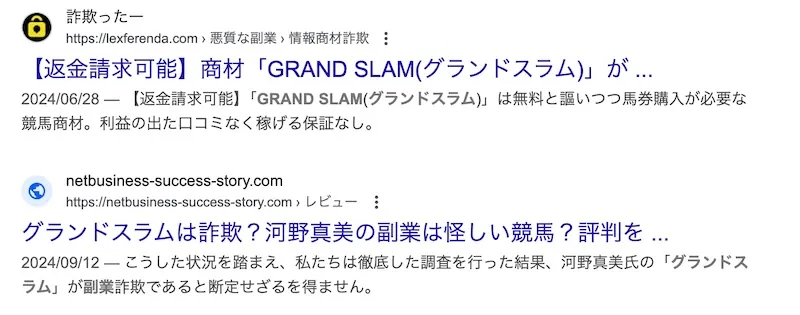 グランドスラムは詐欺?河野真美の副業や評判を徹底調査