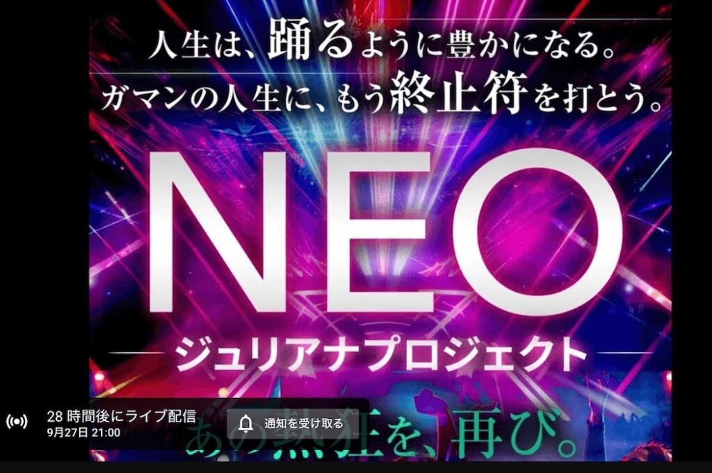 NEOジュリアナプロジェクトは投資詐欺か│結論