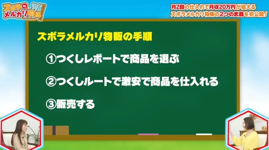 【つくし】ズボラメルカリ物販は詐欺?せどりスクールの評判や実態を調査
