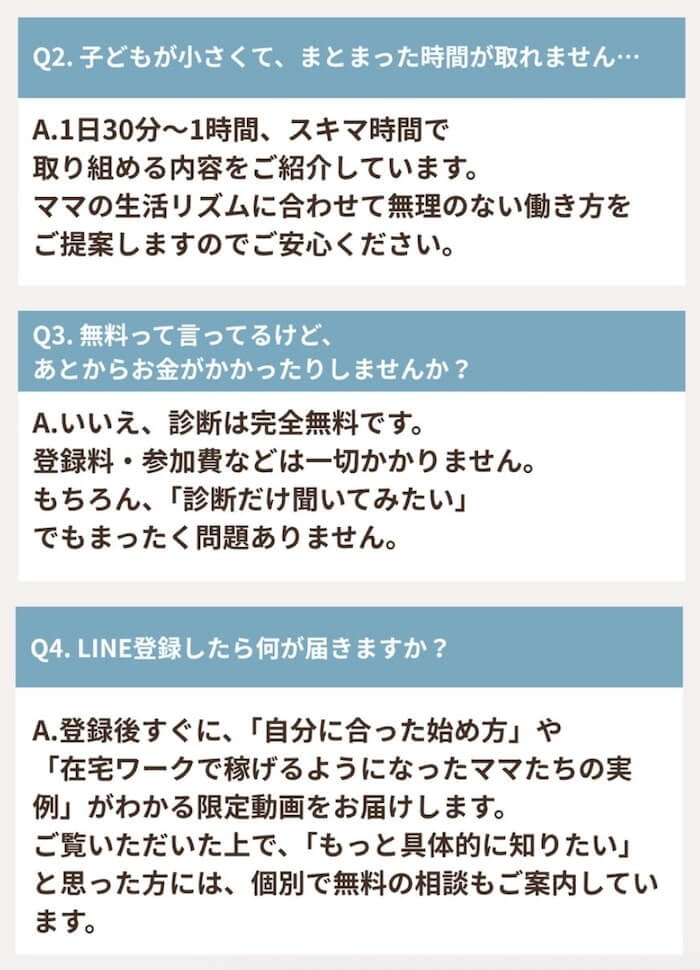ママサポの内容について