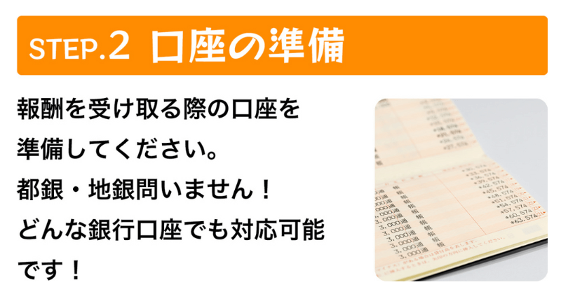 合同会社プロシードの副業は危険⁉スマホ副業のLPのページのSTEP2画像