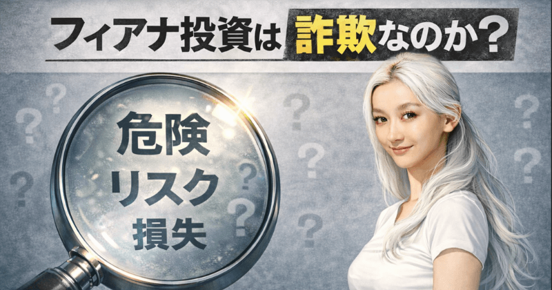 フィアナの投資は詐欺なのか？危険性とFX投資の実態を副業検証アナリストが調査した内容を解説案内画像。