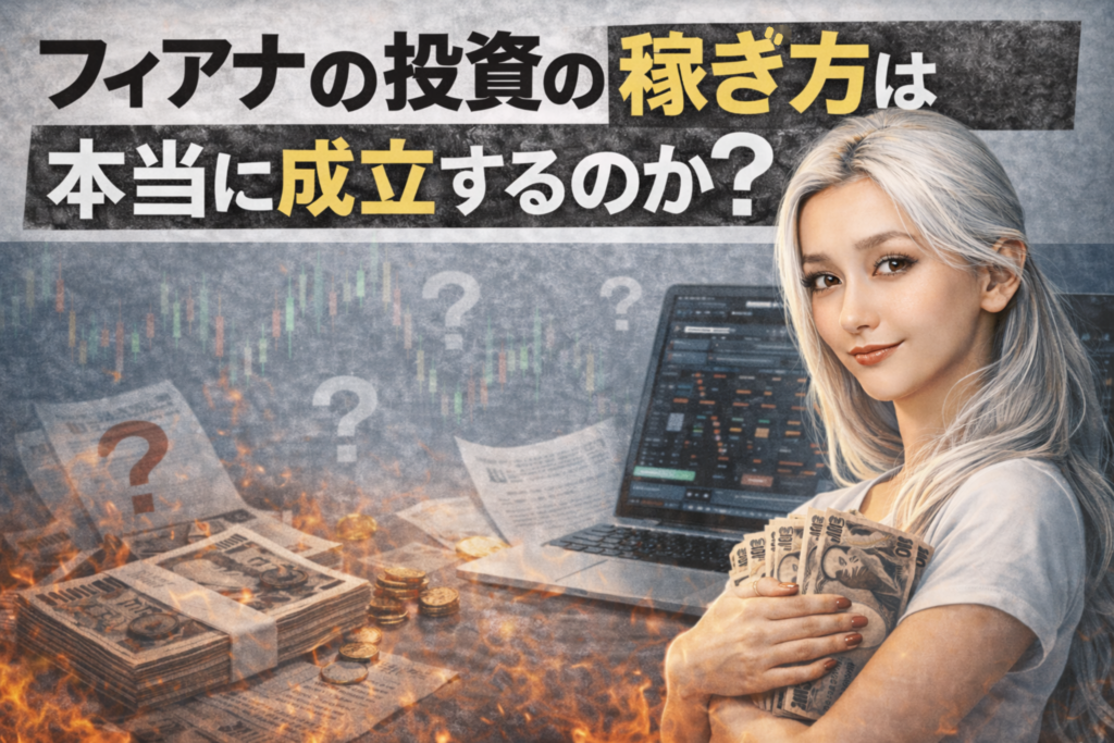 フィアナの投資の稼ぎ方は本当に成立するのか？