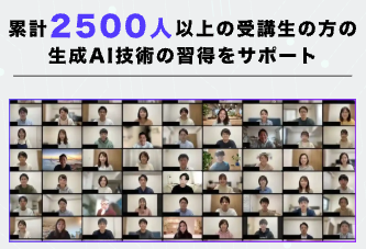 累計2500人以上の生徒が技術を習得した説明画像